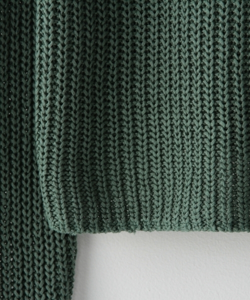 BEAUTY&YOUTH UNITED ARROWS(ビューティーアンドユースユナイテッドアローズ)の「<steven alan> COTTON LILY TURTLENECK/ニット ◆(ニット/セーター・レディース・グレー/レッド/ケリー・フリー)」の12枚目の写真