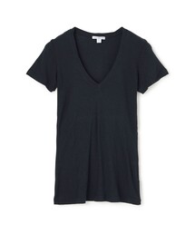 スラブジャージー VネックTシャツ WUA3695