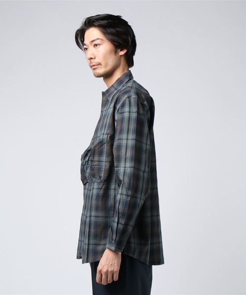 ETHOS（エトス）の「【ETHOS】CHECK POCKET SHIRTS（シャツ/ブラウス 