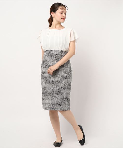 Fashion Letter（ファッションレター）の「入学式用2点セットアップ セレモニースーツ（スーツセット・レディース・ネイビー/グレー・M/L/XL）」の3枚目の写真