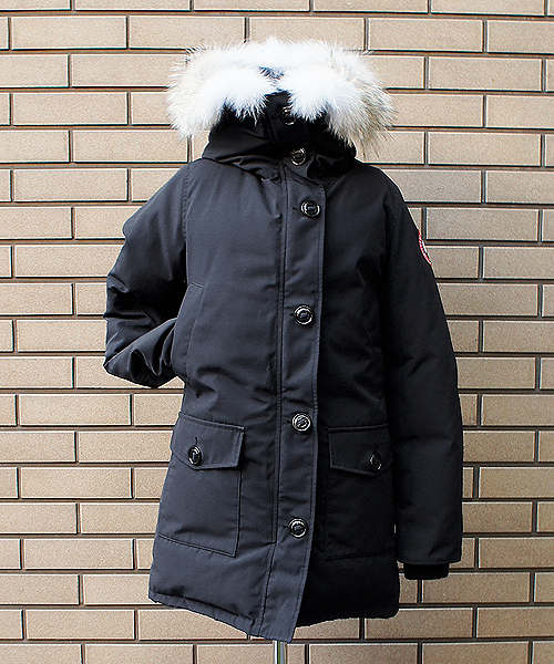 CIAOPANIC（チャオパニック）の「【2014 A/W CANADA GOOSE】BRONTE（ダウンジャケット/コート・レディース・ブラック/ベージュ/カーキ・MEDIUM/SMALL）」の2枚目の写真