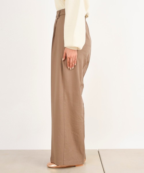 DouDou(ドゥドゥ)の「セットアップリネンツイルパンツ(その他パンツ・レディース・モカ/ラベンダー・38/36)」の9枚目の写真