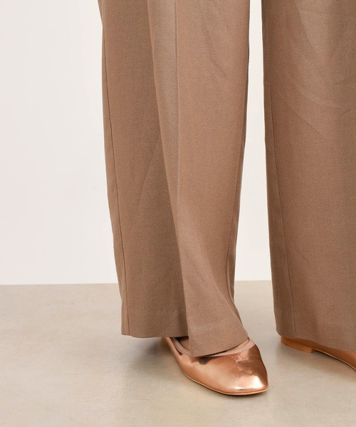 DouDou(ドゥドゥ)の「セットアップリネンツイルパンツ(その他パンツ・レディース・モカ/ラベンダー・38/36)」の13枚目の写真