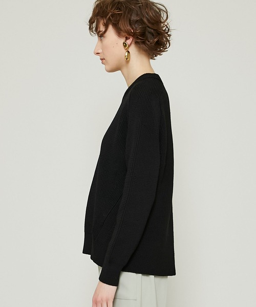 WRAPINKNOT(ラッピンノット)の「【WRAPINKNOT(ラッピンノット)】クルーネックニットプルオーバー WK19W-PO03(ニット/セーター・レディース・ホワイト/オフホワイト/レッド/ブラック・SMALL/0)」の17枚目の写真