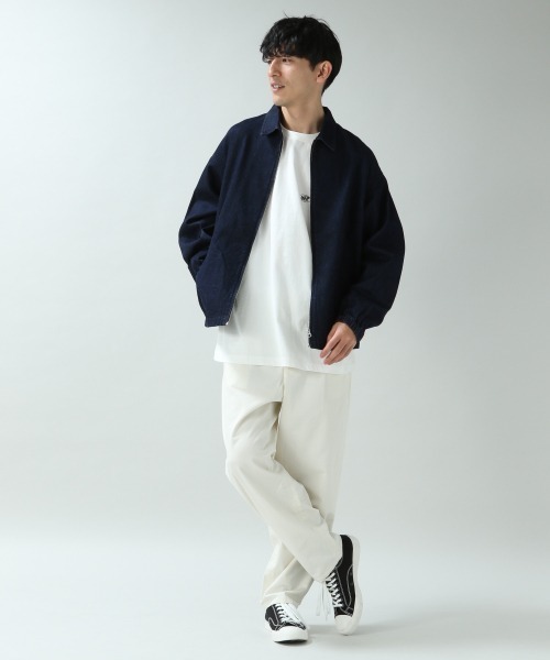 RAGEBLUE（レイジブルー）の「デニムジップブルゾン/866848（デニムジャケット・メンズ・ライトブルー/ネイビー/オフホワイト/ブルー・MEDIUM/LARGE）」の9枚目の写真