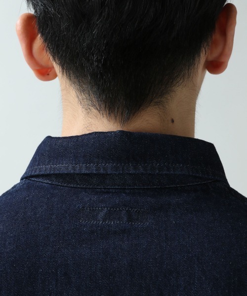 RAGEBLUE（レイジブルー）の「デニムジップブルゾン/866848（デニムジャケット・メンズ・ライトブルー/ネイビー/オフホワイト/ブルー・MEDIUM/LARGE）」の13枚目の写真