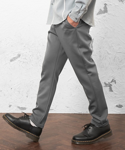 MinoriTY（マイノリティ）の「メンズストレッチポンチフルレングステーパードパンツ【セットアップ対象商品あり】（スラックス・メンズ・ブラック/グリーン/ライトブラウン/チャコール・M/L）」の4枚目の写真