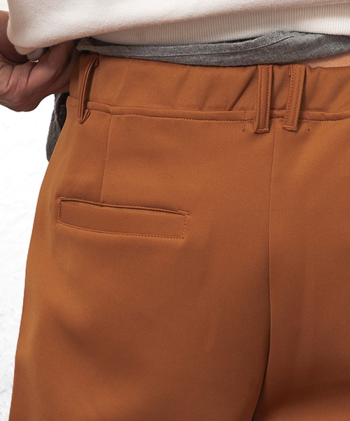 MinoriTY（マイノリティ）の「メンズストレッチポンチフルレングステーパードパンツ【セットアップ対象商品あり】（スラックス・メンズ・ブラック/グリーン/ライトブラウン/チャコール・M/L）」の5枚目の写真