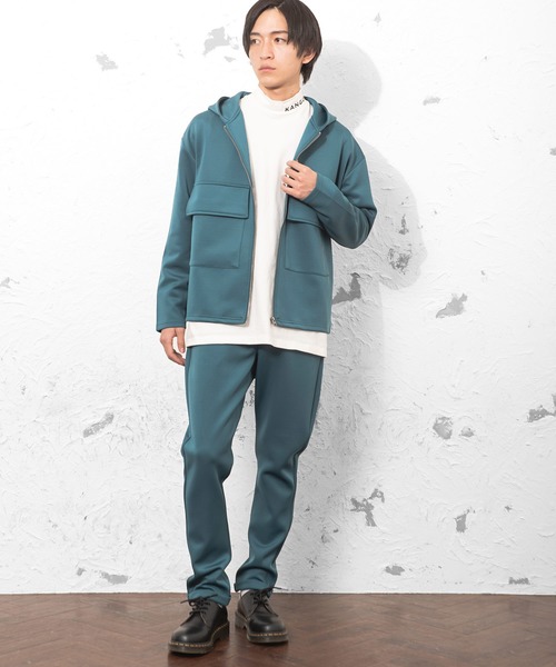 MinoriTY（マイノリティ）の「メンズストレッチポンチフルレングステーパードパンツ【セットアップ対象商品あり】（スラックス・メンズ・ブラック/グリーン/ライトブラウン/チャコール・M/L）」の7枚目の写真