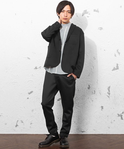 MinoriTY（マイノリティ）の「メンズストレッチポンチフルレングステーパードパンツ【セットアップ対象商品あり】（スラックス・メンズ・ブラック/グリーン/ライトブラウン/チャコール・M/L）」の10枚目の写真