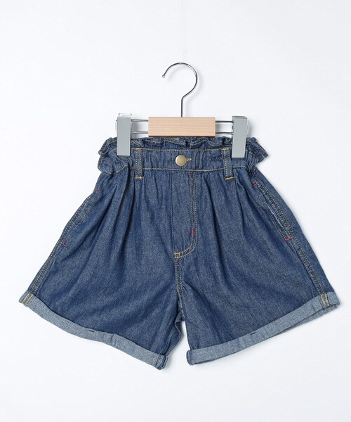 ZARA デニムショートパンツ zara】デニムショートパンツ 80cm 微笑ましい