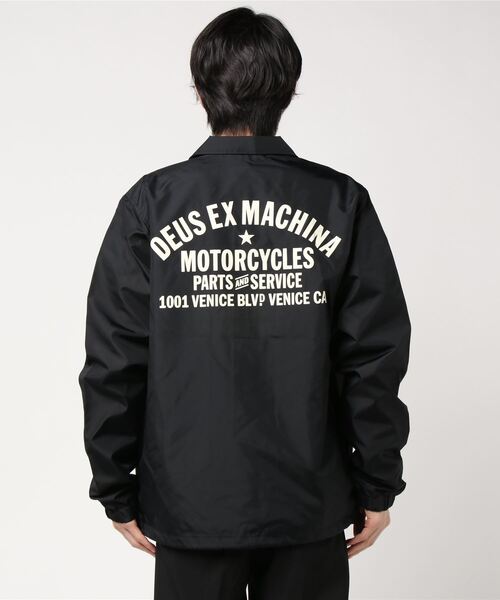 DEUS EX MACHINA ブラックナイロンジャケット DEUS EX MACHINA 【並行輸入】デウスエクスマキナ Deus Machina