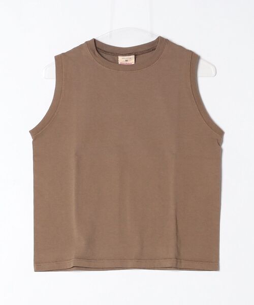Goodwear(Since1983)(グッドウェア)の「【MADE IN USA】W’s SLEEVELESS TOP/ ウィメンズ スリーブレストップ(タンクトップ・レディース・ホワイト/ブラウン系その他/ブラック系その他/レッド/ナチュラル/グレイッシュベージュ/ライトグリーン/チャコールグレー/ブラック/ブラウン/アクア/グリーン/コバルトブルー/スモークピンク/パープル系その他2/グリーン系その他2/オレンジ系その他/ブルー系その他2/ブラウン系その他2/グレー系その他/コーラルピンク/ネイビー/モスグリーン/オレンジ系その他2/モカ/クリーム/オレンジ系その他3/レッド系その他2/グリーン系その他/パープル系その他/ブルーグリーン/オレンジ/スカイブルー系/グレー系その他2/黄土色系/Cream/ミント・MEDIUM/LARGE)」の11枚目の写真