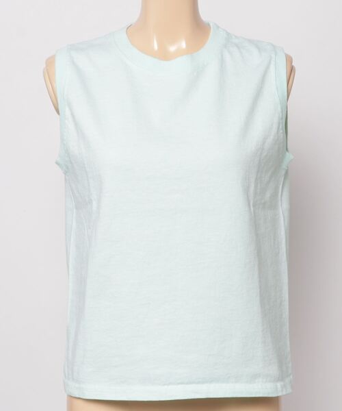 Goodwear(Since1983)(グッドウェア)の「【MADE IN USA】W’s SLEEVELESS TOP/ ウィメンズ スリーブレストップ(タンクトップ・レディース・ホワイト/ブラウン系その他/ブラック系その他/レッド/ナチュラル/グレイッシュベージュ/ライトグリーン/チャコールグレー/ブラック/ブラウン/アクア/グリーン/コバルトブルー/スモークピンク/パープル系その他2/グリーン系その他2/オレンジ系その他/ブルー系その他2/ブラウン系その他2/グレー系その他/コーラルピンク/ネイビー/モスグリーン/オレンジ系その他2/モカ/クリーム/オレンジ系その他3/レッド系その他2/グリーン系その他/パープル系その他/ブルーグリーン/オレンジ/スカイブルー系/グレー系その他2/黄土色系/Cream/ミント・MEDIUM/LARGE)」の20枚目の写真