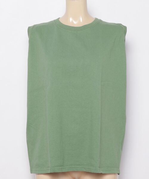 Goodwear(Since1983)(グッドウェア)の「【MADE IN USA】W’s SLEEVELESS TOP/ ウィメンズ スリーブレストップ(タンクトップ・レディース・ホワイト/ブラウン系その他/ブラック系その他/レッド/ナチュラル/グレイッシュベージュ/ライトグリーン/チャコールグレー/ブラック/ブラウン/アクア/グリーン/コバルトブルー/スモークピンク/パープル系その他2/グリーン系その他2/オレンジ系その他/ブルー系その他2/ブラウン系その他2/グレー系その他/コーラルピンク/ネイビー/モスグリーン/オレンジ系その他2/モカ/クリーム/オレンジ系その他3/レッド系その他2/グリーン系その他/パープル系その他/ブルーグリーン/オレンジ/スカイブルー系/グレー系その他2/黄土色系/Cream/ミント・MEDIUM/LARGE)」の17枚目の写真