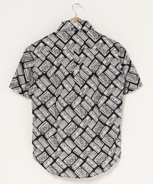 GRAND GLOBAL（グランドグローバル）の「GRAND GLOBAL / 総柄プリント レギュラー 半袖シャツ 日本製（シャツ/ブラウス・メンズ・オフホワイト/ピンク/グリーン/その他/ナチュラル/ホワイト/ブラック・M/L/XL）」の12枚目の写真