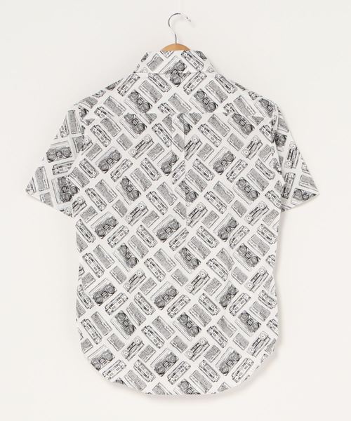 GRAND GLOBAL（グランドグローバル）の「GRAND GLOBAL / 総柄プリント レギュラー 半袖シャツ 日本製（シャツ/ブラウス・メンズ・オフホワイト/ピンク/グリーン/その他/ナチュラル/ホワイト/ブラック・M/L/XL）」の14枚目の写真