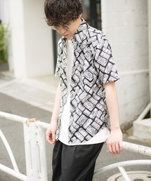 GRAND GLOBAL | GRAND GLOBAL / 総柄プリント レギュラー 半袖シャツ 日本製(シャツ/ブラウス)