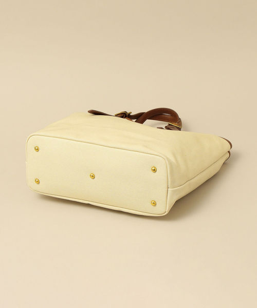 SHIPS（シップス）の「SC: キャンバス×レザー ポーチ付き トートバッグ（トートバッグ・メンズ・ホワイト/ブラック/ネイビー・ONE SIZE）」の12枚目の写真