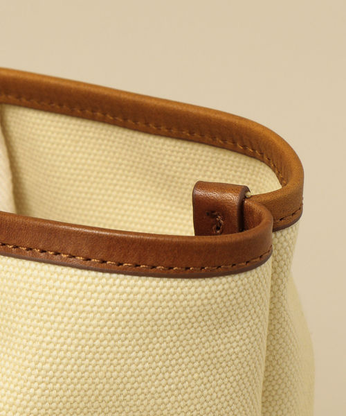 SHIPS（シップス）の「SC: キャンバス×レザー ポーチ付き トートバッグ（トートバッグ・メンズ・ホワイト/ブラック/ネイビー・ONE SIZE）」の14枚目の写真