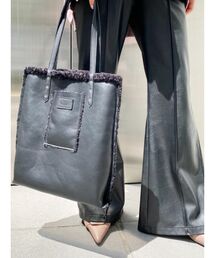 GYDA | フェイクムートンドッキングトートBAG(トートバッグ)