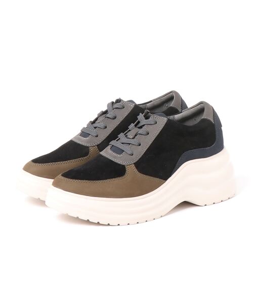 あしながおじさん(アシナガオジサン)の「厚底スニーカー/あしながおじさん(スニーカー・レディース・ブラック/キャメル/グレー/ベージュ・S/M/L/LL)」の13枚目の写真