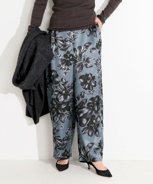 VERMEIL par iena 大判花柄 ドストロパンツ 20AW 36