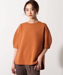 OZOC | [洗える]ダンボール5分袖プルオーバー(Tシャツ/カットソー)