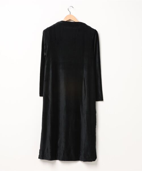 Dita（ディータ）の「ニットコールテンロングワンピースルームウェア パジャマ（ルームワンピース・レディース・ナチュラル/オリーブ/ピンク/ブラック/ブラウン・FREE）」の6枚目の写真