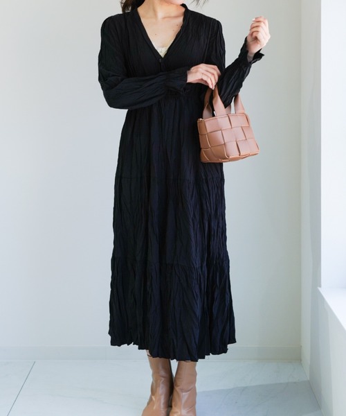 yuue' ( wear )(ユーイ)の「2way 編み込みフェイクレザーバッグ(ハンドバッグ・レディース・ブラック/オフホワイト/グリーン/ライトブラウン・FREE)」の18枚目の写真