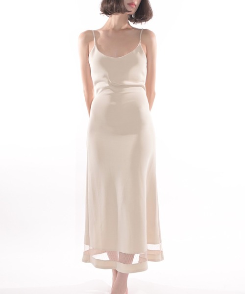 Web 限定 Raana ラーナ 裾シースルー切替 ルームウェア ワンピース ナイトウェア Rantps ルームウェア パジャマ Raana ラーナ のファッション通販 Zozotown