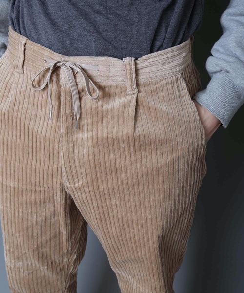 Dickies(ディッキーズ)の「【DICKIES/ディッキーズ】ワイドテーパードイージーパンツ 0410-7712 ビッグシルエット テーパードシルエット ウエストゴム仕様 コーディロイ(その他パンツ・メンズ・ブラック/ベージュ/ブラウン/カーキ・MEDIUM/LARGE/X-LARGE)」の6枚目の写真