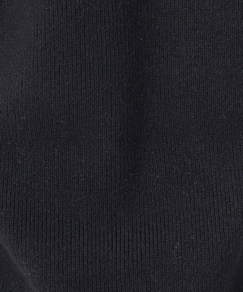 collex（コレックス）の「リブニットロングカーディガン（カーディガン/ボレロ・レディース・ブラック/ベージュ・フリー）」の9枚目の写真