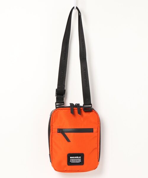 MAKAVELIC(マキャベリック)の「MAKAVELIC/TRUCKS DUALIS POUCH BAG(ショルダーバッグ・レディース・ネイビー/オレンジ・FREE)」の2枚目の写真