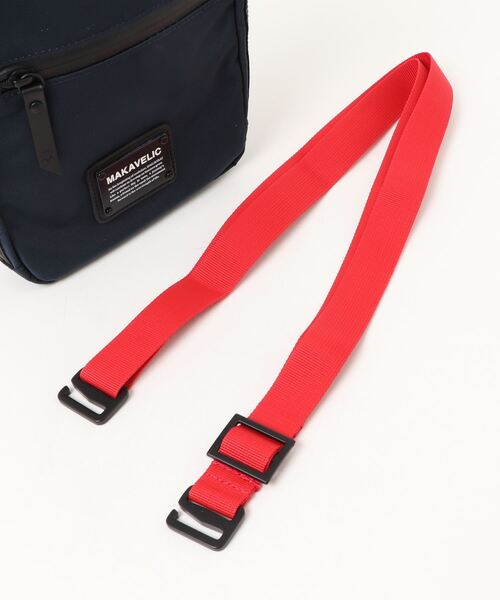 MAKAVELIC(マキャベリック)の「MAKAVELIC/TRUCKS DUALIS POUCH BAG(ショルダーバッグ・レディース・ネイビー/オレンジ・FREE)」の6枚目の写真