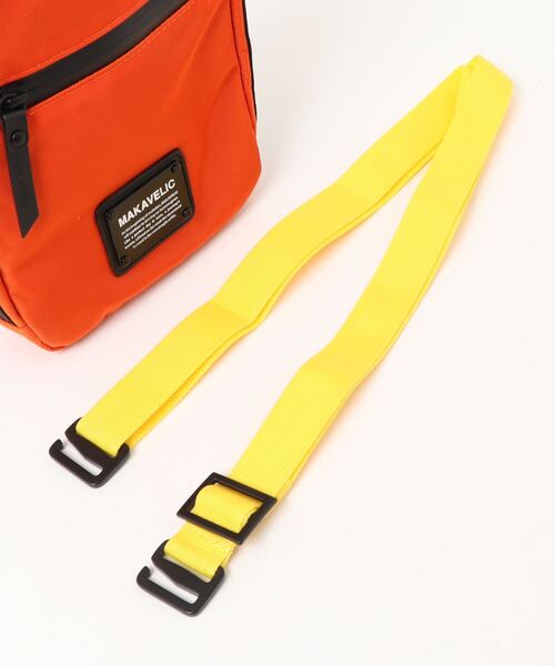 MAKAVELIC(マキャベリック)の「MAKAVELIC/TRUCKS DUALIS POUCH BAG(ショルダーバッグ・レディース・ネイビー/オレンジ・FREE)」の7枚目の写真