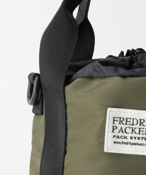 FREDRIK PACKERS（フレドリックパッカーズ）の「[ 別注 ][ フレドリック パッカーズ ] FREDRIK PACKERS SC ミニ 巾着 ショルダーバッグ（ショルダーバッグ・レディース・ブラック/ホワイト/モカ・FREE）」の16枚目の写真