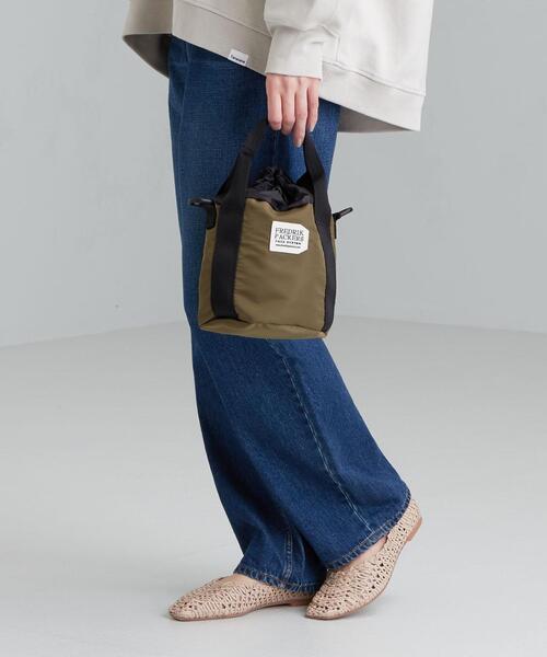 FREDRIK PACKERS（フレドリックパッカーズ）の「[ 別注 ][ フレドリック パッカーズ ] FREDRIK PACKERS SC ミニ 巾着 ショルダーバッグ（ショルダーバッグ・レディース・ブラック/ホワイト/モカ・FREE）」の19枚目の写真