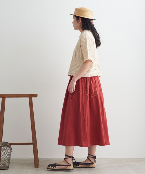 chambre de charme（シャンブルドゥシャーム）の「cdc ギリシャ綿　5分袖カーディガン（カーディガン/ボレロ・レディース・キナリ/ブラック・FREE）」の5枚目の写真