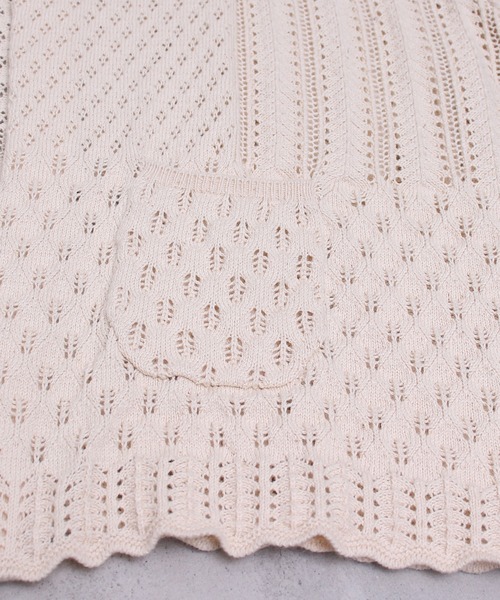 chambre de charme（シャンブルドゥシャーム）の「cdc ギリシャ綿　5分袖カーディガン（カーディガン/ボレロ・レディース・キナリ/ブラック・FREE）」の13枚目の写真