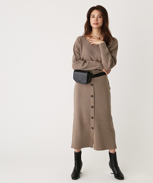 ブランド古着 ニットワンピース ワンピース Azul By Moussy アズールバイマウジー のファッション通販 Zozoused