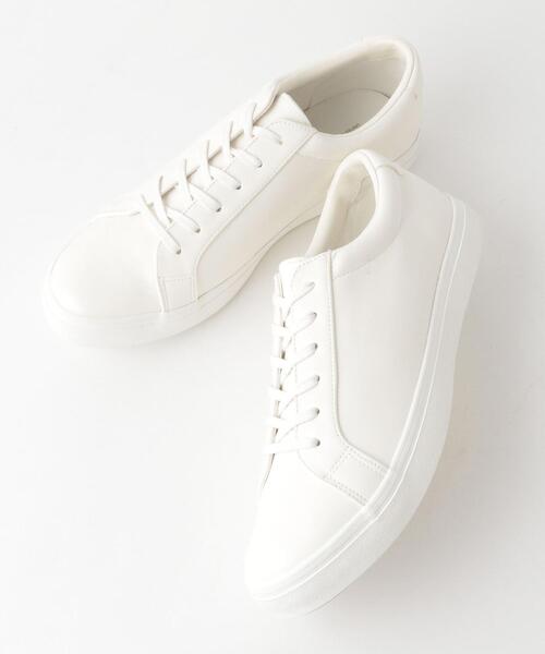 BEAUTY&YOUTH UNITED ARROWS（ビューティーアンドユースユナイテッドアローズ）の「【WEB店舗と一部店舗限定】 by 6アイレット スニーカー（スニーカー・メンズ・ホワイト/ブラック・8/10/9/7）」の6枚目の写真