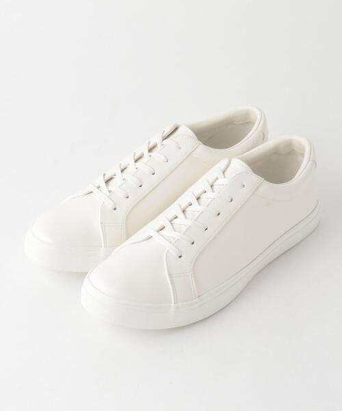 BEAUTY&YOUTH UNITED ARROWS（ビューティーアンドユースユナイテッドアローズ）の「【WEB店舗と一部店舗限定】 by 6アイレット スニーカー（スニーカー・メンズ・ホワイト/ブラック・8/10/9/7）」の3枚目の写真