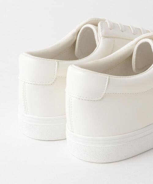 BEAUTY&YOUTH UNITED ARROWS（ビューティーアンドユースユナイテッドアローズ）の「【WEB店舗と一部店舗限定】 by 6アイレット スニーカー（スニーカー・メンズ・ホワイト/ブラック・8/10/9/7）」の5枚目の写真