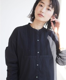 CRAFT STANDARD BOUTIQUE | フロントレース前後差シャツチュニック　＊(シャツ/ブラウス)