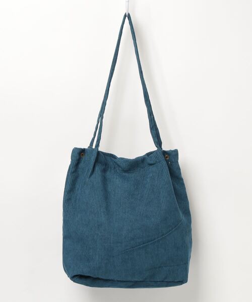 SFW（エスエフダブリュー）の「春夏新作 HAPPYDAY エコバッグ トートバッグ ショルダー コーデユロイ 刺繍 キャラ 日常（トートバッグ・レディース・ホワイト/イエロー/ブルー/グリーン・FREE）」の15枚目の写真