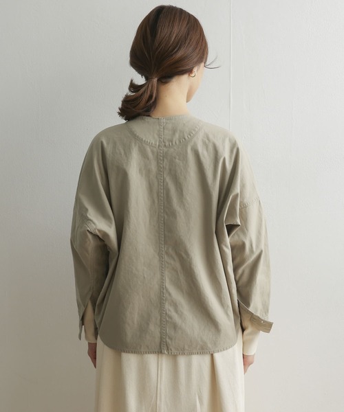 URBAN RESEARCH DOORS（アーバンリサーチドアーズ）の「ドルマンミリタリーブルゾン（ブルゾン・レディース・カーキ/ベージュ・ONE）」の20枚目の写真