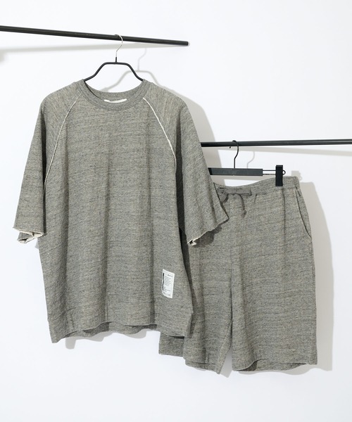 COLONY 2139（コロニートゥーワンスリーナイン）の「【MEN'S】粗挽き接結ショートパンツ/ルームウェア (セットアップ可)（ルームウェア/パジャマ・メンズ・チャコールグレー/グレー・MEDIUM/LARGE）」の12枚目の写真