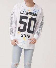 【Bl】CALIFORNIAロゴ長袖Tシャツ 天竺
