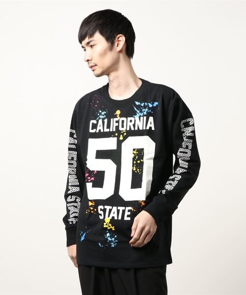 ARCHIVER(アーカイバ)の「【Bl】CALIFORNIAロゴ長袖Tシャツ 天竺(Tシャツ/カットソー・メンズ・ホワイト/ブラック/グレー・MEDIUM/LARGE)」の9枚目の写真